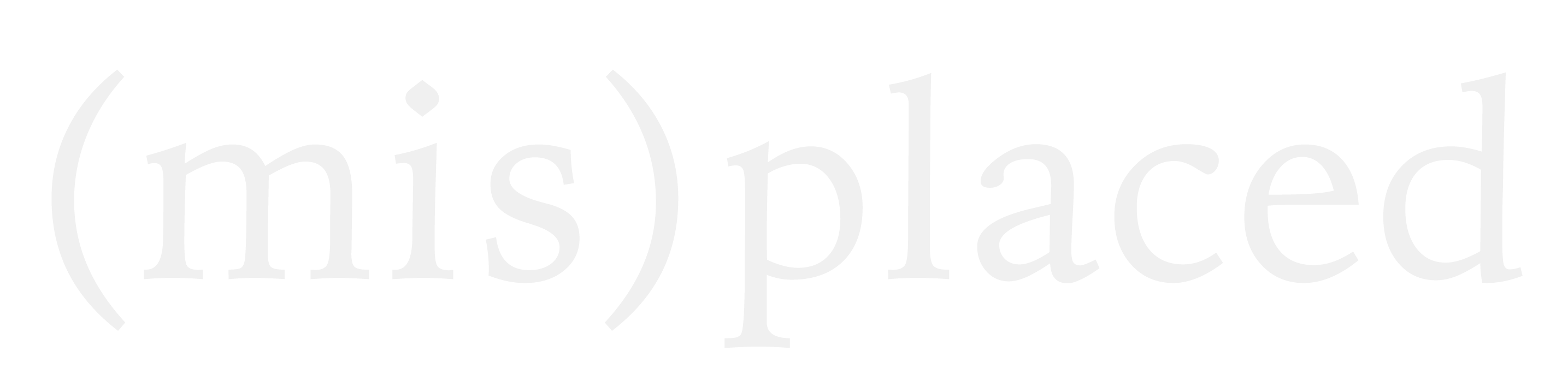 (mis)placed - block 2 (mis)placed - block 2