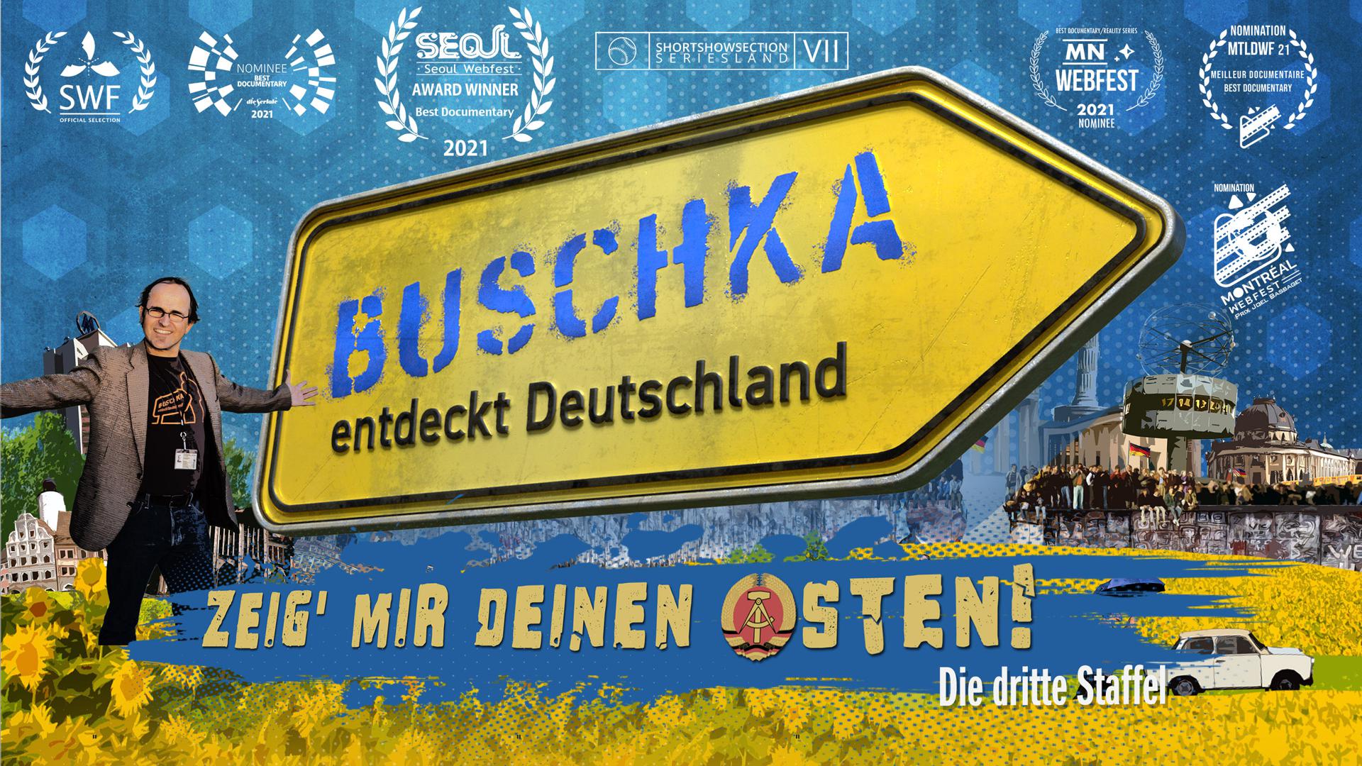 Buschka discovers Germany - Show Me Your East Side! (S03/E04 feat. former GDR civil rights activist Heiko Lietz, Schwerin)
